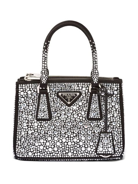 prada swarovski tasche|Prada galleria bag.